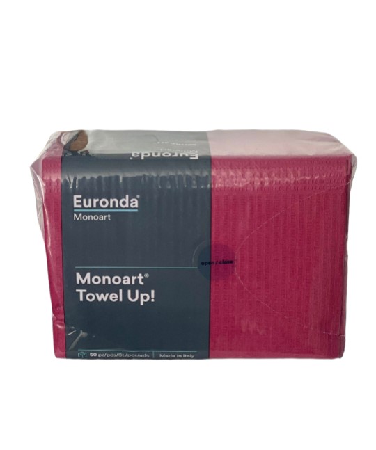 Euronda Monoart Towel Ünit Tabla Örtüsü Bordo