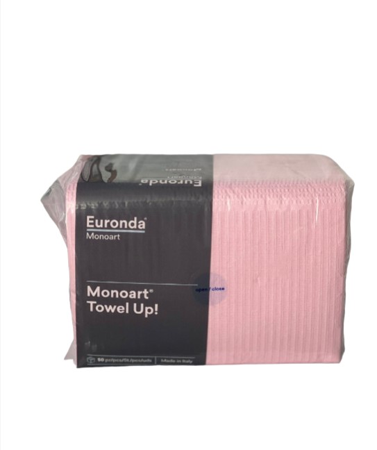 Euronda Monoart Towel Ünit Tabla Örtüsü Pembe